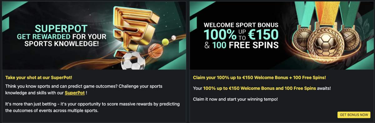 1Bet kampagner i DKK